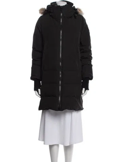 Pre-owned Canada Goose Down Jacket In Blue