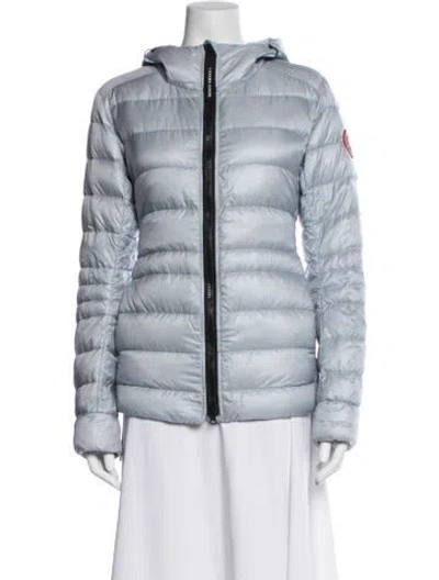 Pre-owned Canada Goose Down Jacket In Blue