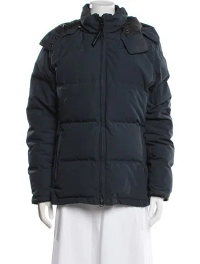 Pre-owned Canada Goose Down Jacket In Blue