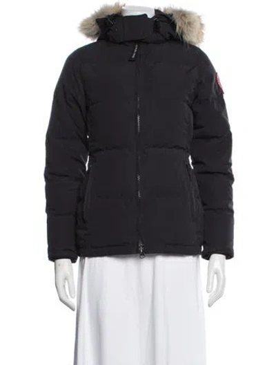 Pre-owned Canada Goose Down Jacket In Blue