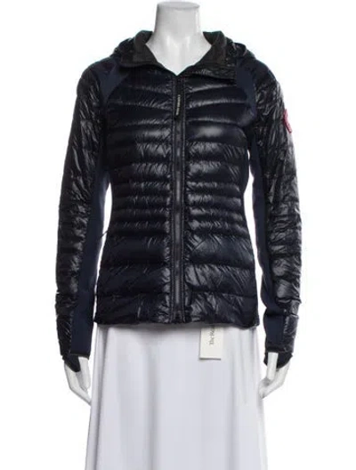 Pre-owned Canada Goose Down Jacket In Blue