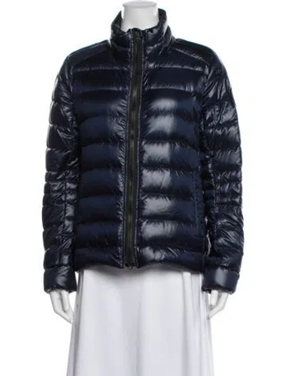 Pre-owned Canada Goose Down Jacket In Blue