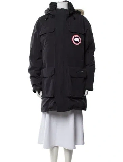 Pre-owned Canada Goose Down Jacket In Blue