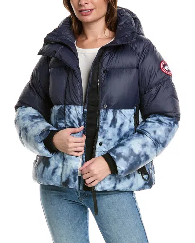 Canada Goose Down Jacket In Blue