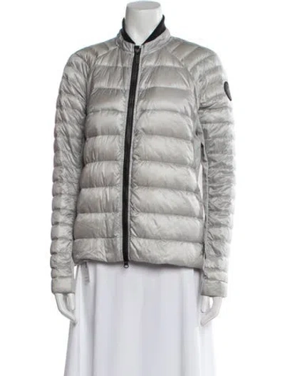 Pre-owned Canada Goose Down Jacket In Gray