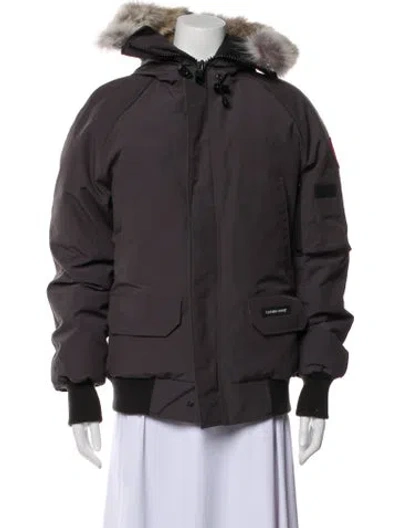 Pre-owned Canada Goose Down Jacket In Gray