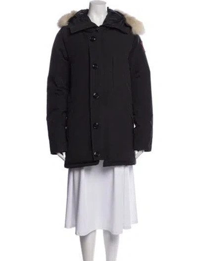 Pre-owned Canada Goose Down Jacket In Gray