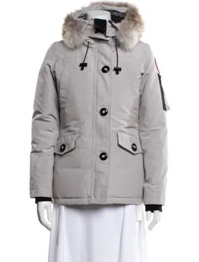 Pre-owned Canada Goose Down Jacket In Gray