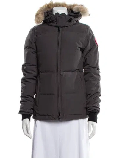 Pre-owned Canada Goose Down Jacket In Gray