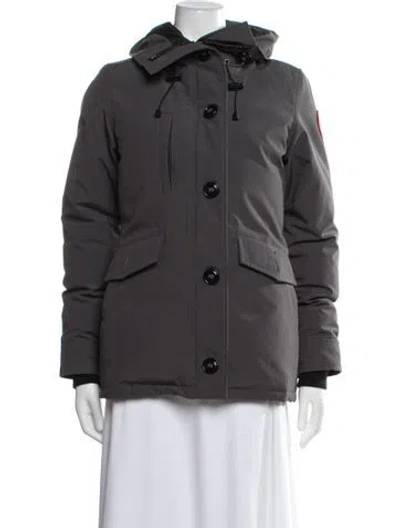 Pre-owned Canada Goose Down Jacket In Gray
