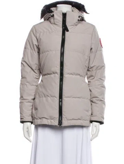 Pre-owned Canada Goose Down Jacket In Gray