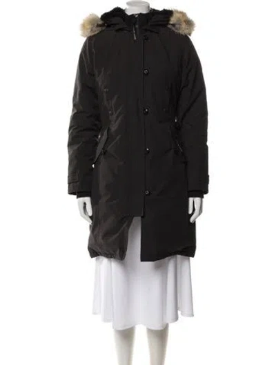 Pre-owned Canada Goose Down Jacket In Gray