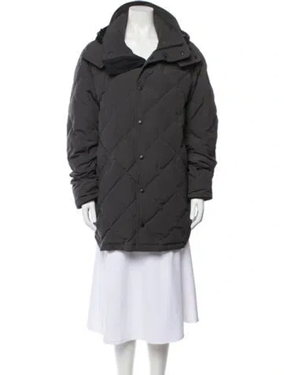 Pre-owned Canada Goose Down Jacket In Gray