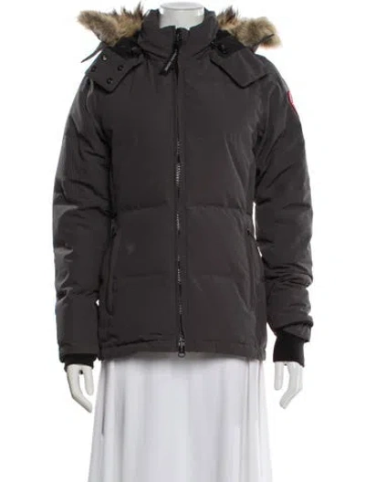Pre-owned Canada Goose Down Jacket In Gray