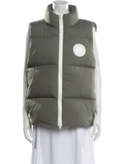 Pre-owned Canada Goose Down Jacket In Gray