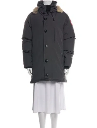 Pre-owned Canada Goose Down Jacket In Gray