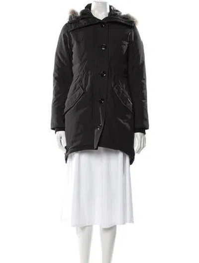 Pre-owned Canada Goose Down Jacket In Gray