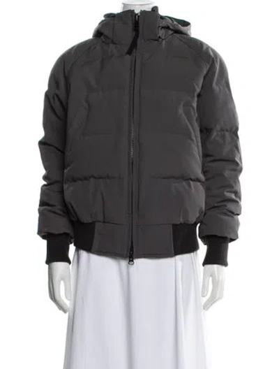 Pre-owned Canada Goose Down Jacket In Gray