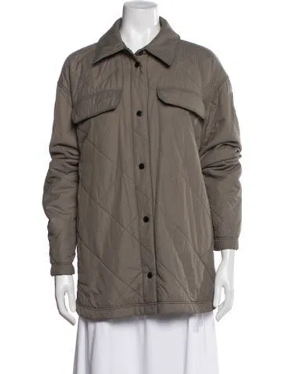 Pre-owned Canada Goose Down Jacket In Green