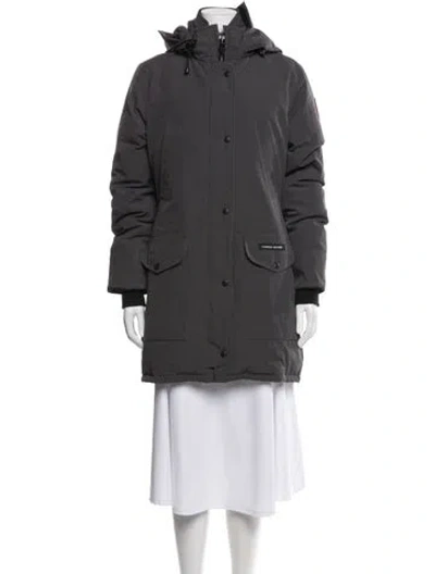 Pre-owned Canada Goose Down Jacket In Grey