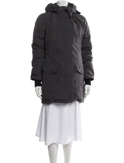 Pre-owned Canada Goose Down Jacket In Grey