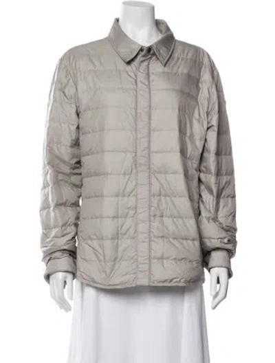 Pre-owned Canada Goose Down Jacket In Grey
