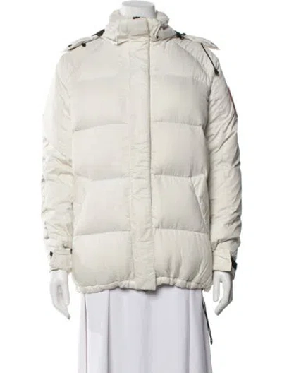 Pre-owned Canada Goose Down Jacket In Neutral