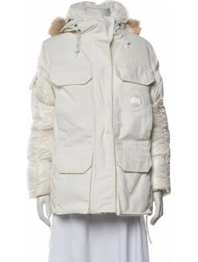 Pre-owned Canada Goose Down Jacket In Neutrals