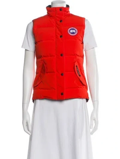 Pre-owned Canada Goose Down Jacket In Orange
