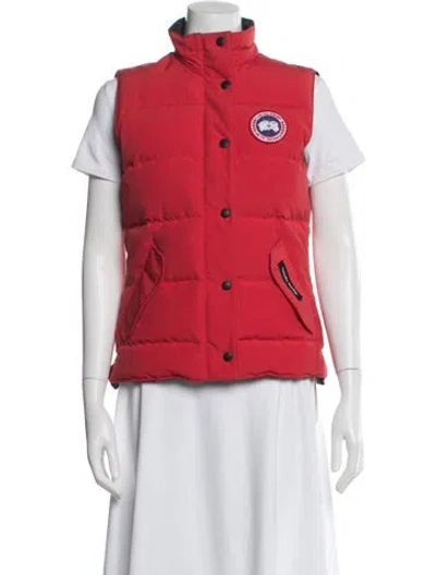 Pre-owned Canada Goose Down Jacket In Orange