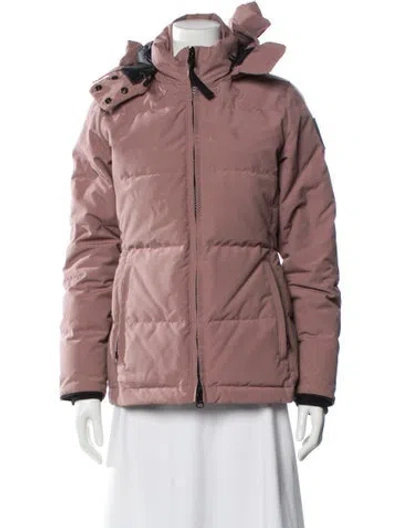 Pre-owned Canada Goose Down Jacket In Pink
