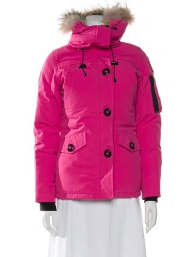 Pre-owned Canada Goose Down Jacket In Pink