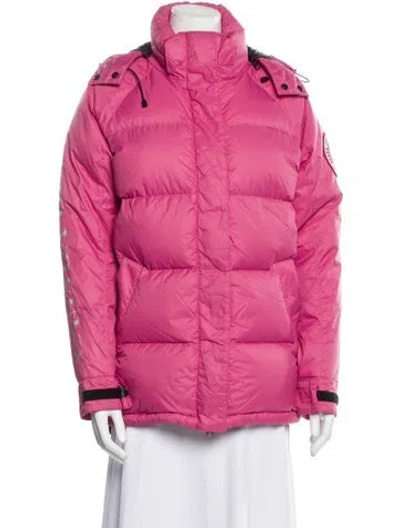 Pre-owned Canada Goose Down Jacket In Pink