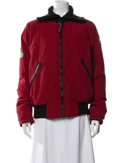 Pre-owned Canada Goose Down Jacket In Red