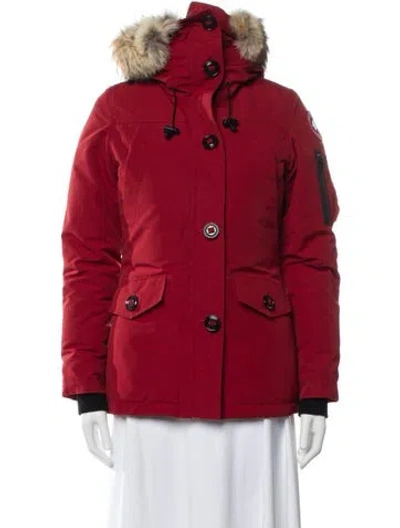 Pre-owned Canada Goose Down Jacket In Red