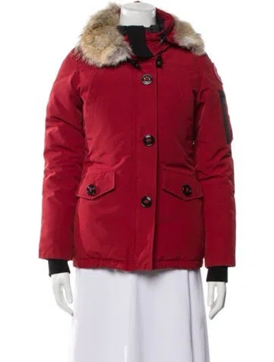 Pre-owned Canada Goose Down Jacket In Red