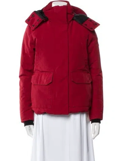 Pre-owned Canada Goose Down Jacket In Red