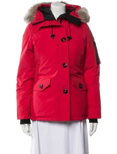 Pre-owned Canada Goose Down Jacket In Red
