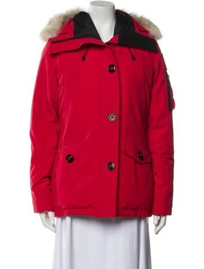 Pre-owned Canada Goose Down Jacket In Red