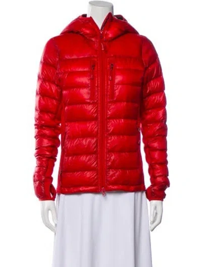 Pre-owned Canada Goose Down Jacket In Red