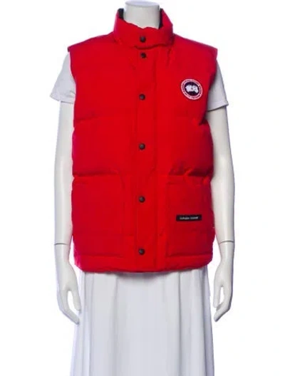 Pre-owned Canada Goose Down Jacket In Red