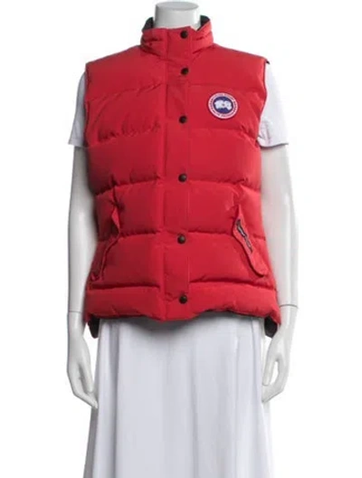 Pre-owned Canada Goose Down Jacket In Red