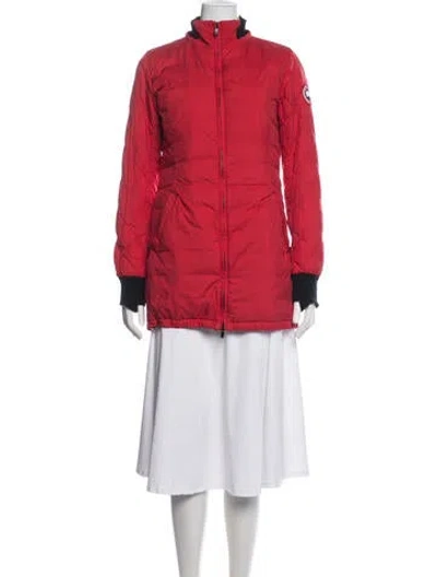 Pre-owned Canada Goose Down Jacket In Red
