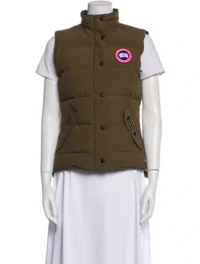 Pre-owned Canada Goose Down Jacket W/ Tags In Green