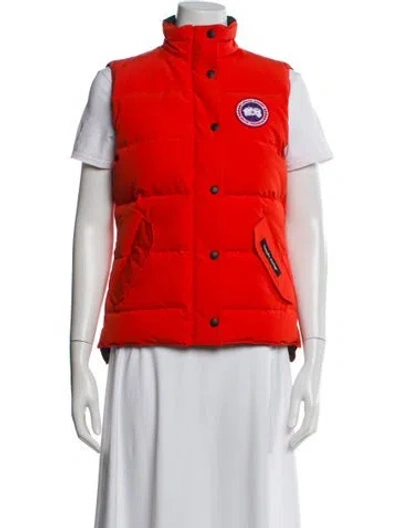 Pre-owned Canada Goose Down Jacket W/ Tags In Orange
