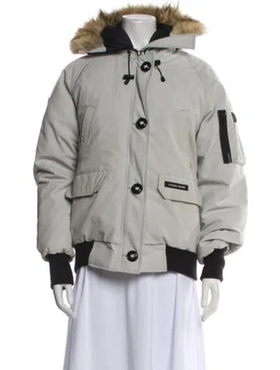 Pre-owned Canada Goose Down Jacket In White