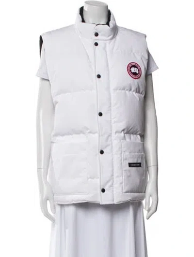 Pre-owned Canada Goose Down Jacket In White
