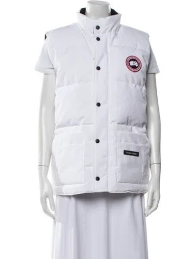 Pre-owned Canada Goose Down Jacket In White