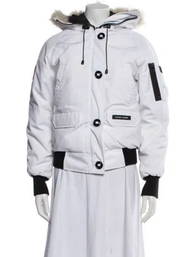 Pre-owned Canada Goose Down Jacket In White