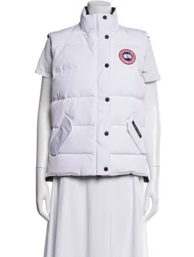 Pre-owned Canada Goose Down Jacket In White